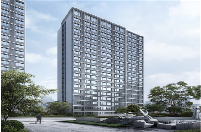 杭州市首座近零能耗住宅建筑临安wnsr威尼斯宸锦学府主体结顶